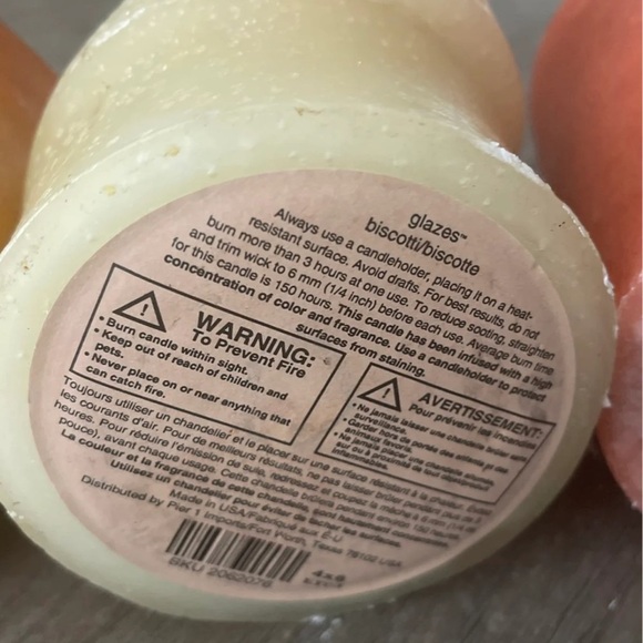 Bundle of 6 pre-loved autumnal colored candles - Picture 12 of 12